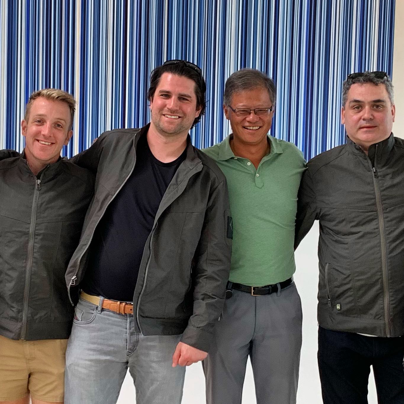 Sean Heiney with Yahoo co-founder and SignalWire investor Jerry Yang